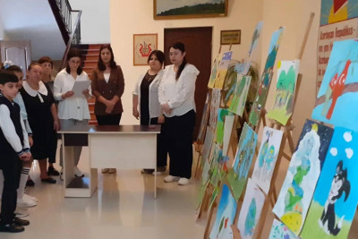 Astarada "Dünyamızı qoruyaq" adlı rəsm sərgisi yekunlaşıb