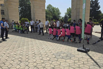 Cəlilabadda uşaqlar kütləvi idman tədbirində iştirak ediblər