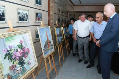 Lənkəranda Şöhrətdin Səbziyevin fərdi yaradıcılıq sərgisi təşkil olunub