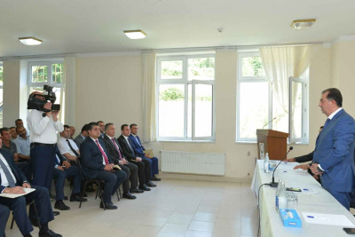 Taleh Qaraşov Bəliton kəndində səyyar qəbul keçirib