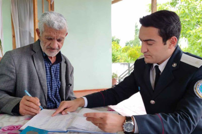 Lənkəran regional miqrasiya idarəsi vətəndaşlara səyyar xidmət göstərib