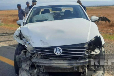 Cəlilabadda beş avtomobilin iştirakı ilə qəza baş verib