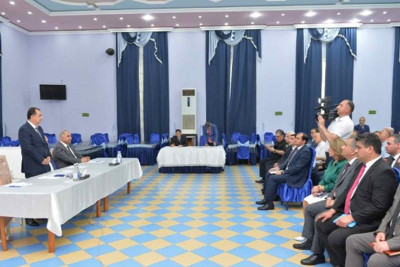 Taleh Qaraşov Rvo kənd sakinlərini dinləyib