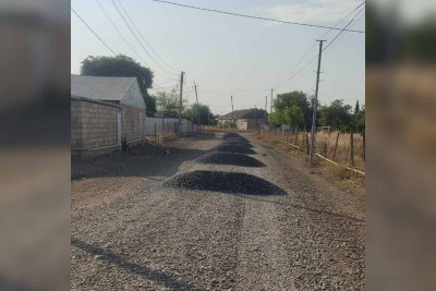 Cəlilabadın Bədirli kənd yolları təmir olunur