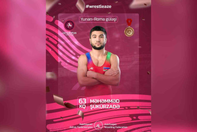 Lənkəranlı güləşçi Avropa çempionatının üçüncüsü olub