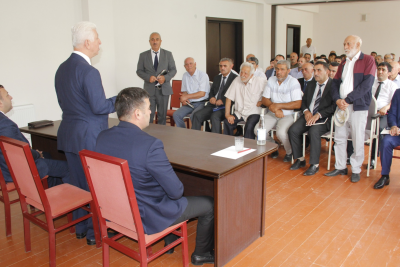 Rafiq Cəlilov Məmmədrzalı kənd sakinlərinin qəbulunu keçirib