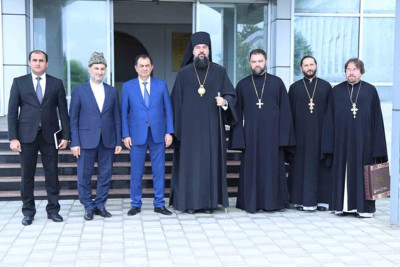 Bakı və Azərbaycan Yeparxiyasının yepiskopu Aleksiy Lənkərana səfər edib