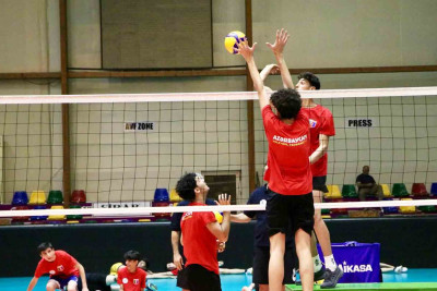 Masallıdan olan yeniyetmə voleybolçular təlimlərə qatılıblar