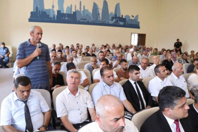 Taleh Qaraşov Ləj kəndində səyyar görüş keçirib