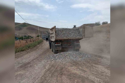 Cəlilabadın Boyxanlı kəndinin yolları təmir olunub