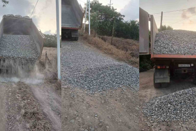 Cəlilabadın Məmmədrzalı kənd yolları təmir olunub