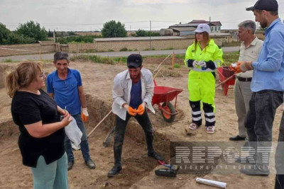 Paşatəpə yaşayış məskənində yaştəyini üçün nümunələr götürülüb