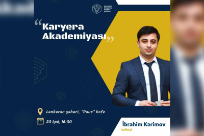 Lənkəranda gənclər üçün təlim keçiriləcək