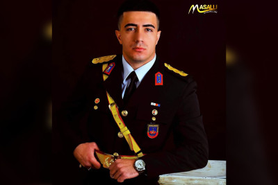 Masallıdan olan gənc "Leytenant" hərbi rütbəsinə layiq görülüb