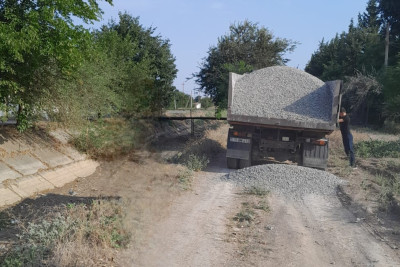 Cəlilabadda şəhərdaxili küçələr təmir edilir