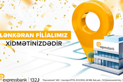 Lənkəranda “Expressbank” filialı açılıb