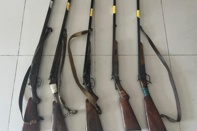Cəlilabad sakinlərindən qanunsuz odlu silahlar götürülüb
