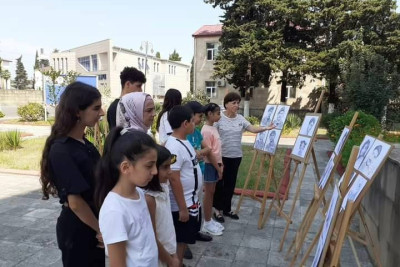 Astarada rəsm sərgisi keçirilib