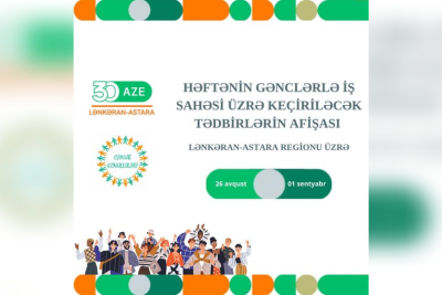 Cənub bölgəsində keçiriləcək tədbirlərin cədvəli