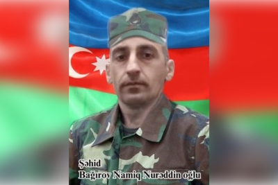 Masallıdan olan şəhid Namiq Bağırovun mövlud günüdür