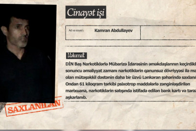 Lənkəranda narkotik vasitələr dövriyyədən çıxarılıb