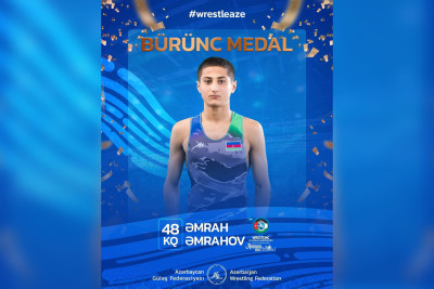 Əmrah Əmrahov növbəti medala sahib olub