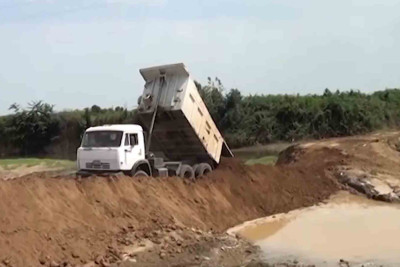 Lənkəranda suötürücü bəndin tikintisi həyata keçirilir