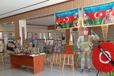 Lənkəranda şəhid Xəyal Əhədzadənin xatirəsi yad edilib