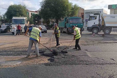 Masallıda yolların təmir-bərpası həyata keçirilir