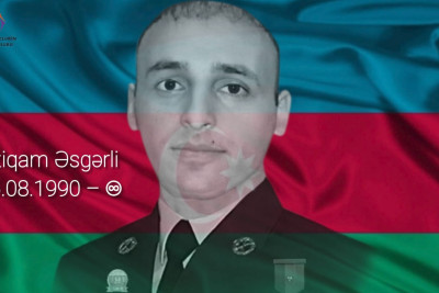 Bu gün Vətən müharibəsi şəhidi İntiqam Əsgərlinin xatirəsi anılır