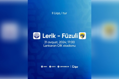 “Lerik” PFK “Füzuli” ilə qarşılaşacaq