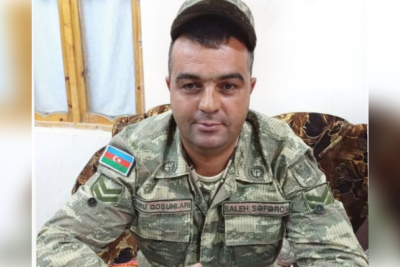 Yardımlıdan olan şəhid Saleh Səfərovun xatirəsi anılır