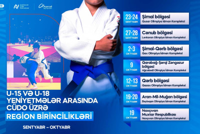 Cənub bölgəsində yeniyetmə cüdoçular qüvvəsini sınayacaq