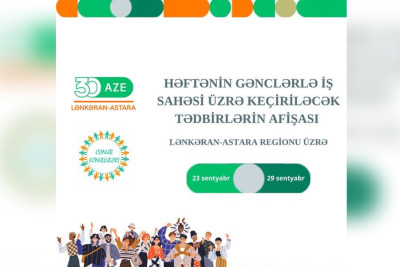 Cənubda keçiriləcək tədbirlərin cədvəli