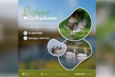 Qızılağac Milli Parkında “açıq qapı” günü keçiriləcək