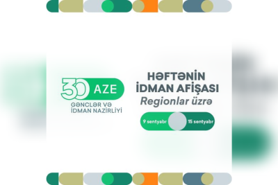 Cənub bölgəsi üzrə idman tədbirlərinin cədvəli