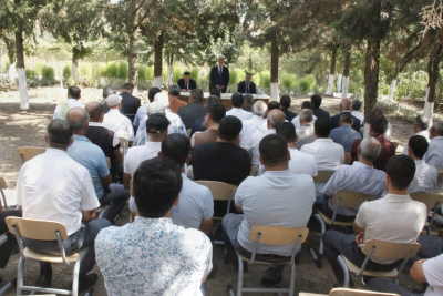 Cəlilabad RİH başçısı Çünəxanlıda səyyar qəbul keçirib