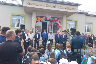 Cəlilabadda yeni məktəb binası istifadəyə verilib