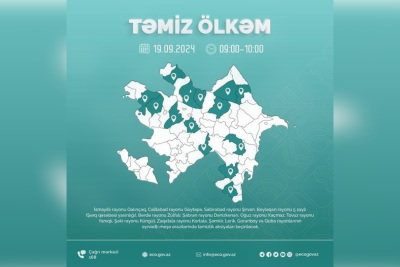 Cənubda təmizlik aksiyaları davam edir