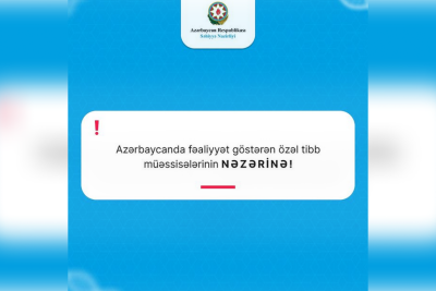 Nazirlikdən özəl tibb müəssisələrinə xəbərdarlıq