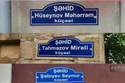 Cəlilabadda 3 küçəyə şəhidlərin adları verilib