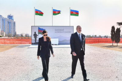 Prezident İlham Əliyev Zəfər parkında olub