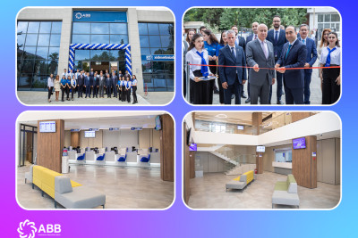 ABB-nin Cəlilabad filialı yenilənmiş binasında xidmətə başlayıb