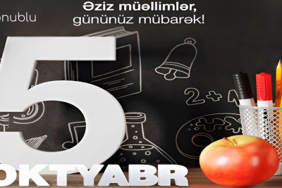 5 oktyabr – Beynəlxalq Müəllimlər Günüdür!