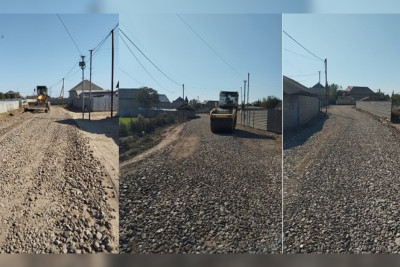 Masallıda yolların təmiri davam edir