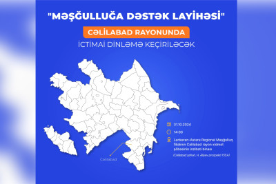 Cəlilabadda ictimai dinləmə keçiriləcək