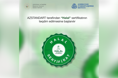 Azərbaycanda "Halal" sertifikatlarının təqdim edilməsinə başlanılır
