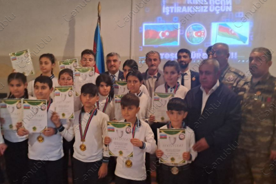 Lənkəranda şəhid Romir Əliyevin ildönümünə həsr olunmuş tədbir keçirilib