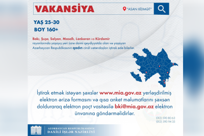DİN Masallı və Astarada işə qəbul müsabiqəsi keçirəcək