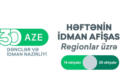 Cənubda cari həftədə keçiriləcək tədbirlərin afişası